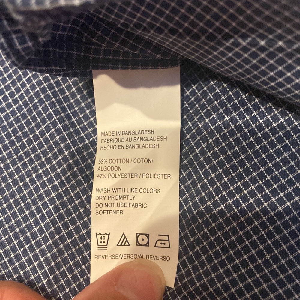 VAN HEUSEN NWT Size XL Classic Fit Air Temperature Activated Cooling Zone Shirt - Picture 8 of 9